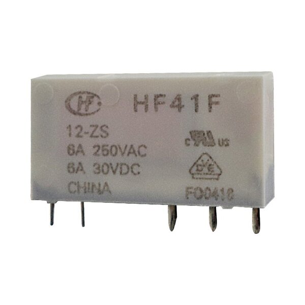 Relé Acoplador Slim Hf41f 12v | 12-zs Para Base 12/24vcc/vca